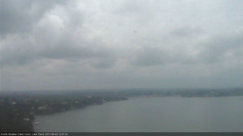 Lake Travis webcam, June 2, 2017 11:25 AM CT