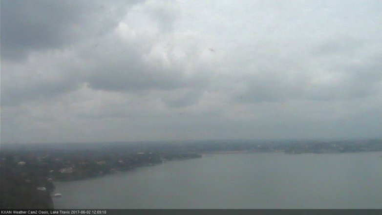Lake Travis webcam, June 2, 2017 11:30 AM CT