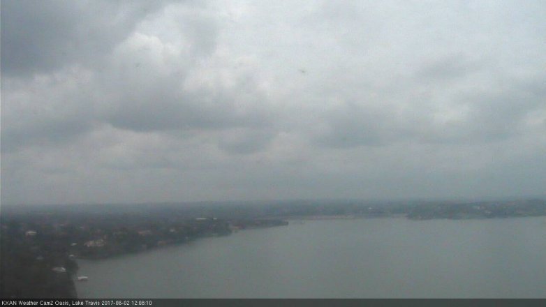 Lake Travis webcam, June 2, 2017 11:40 AM CT