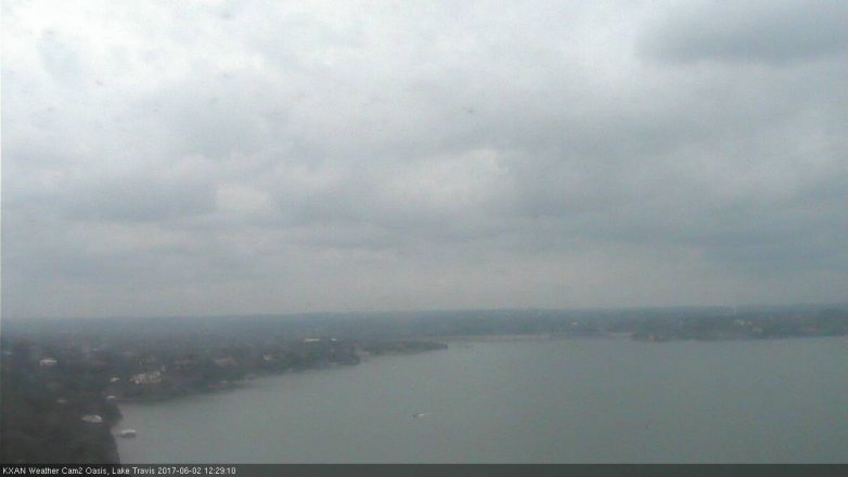Lake Travis webcam, June 2, 2017 11:50 AM CT