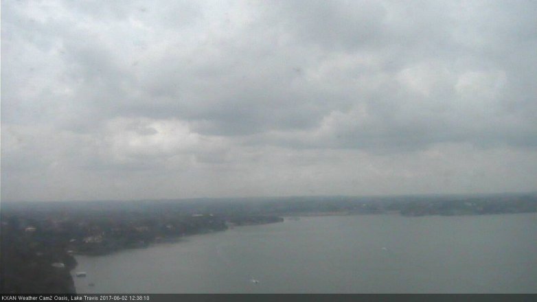 Lake Travis webcam, June 2, 2017 11:55 AM CT