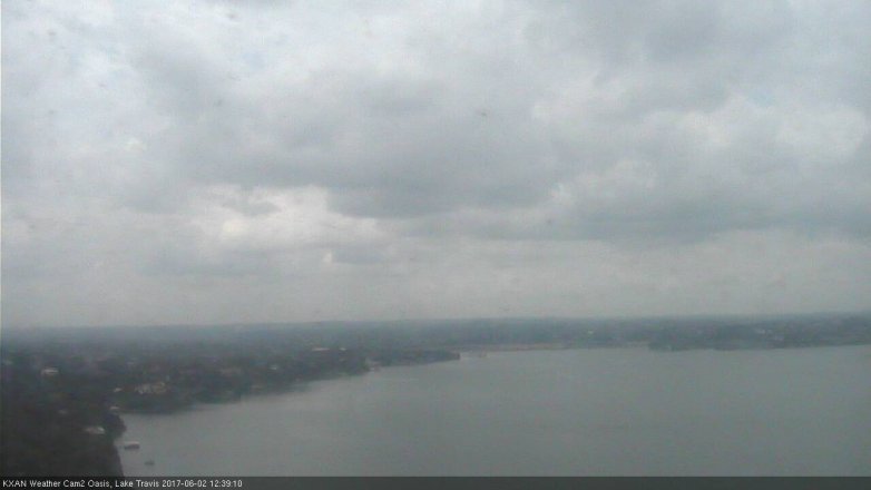 Lake Travis webcam, June 2, 2017 12:05 PM CT