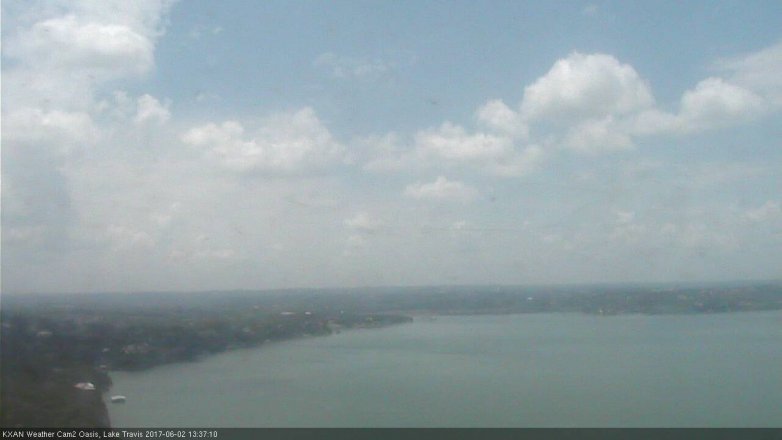 Lake Travis webcam, June 2, 2017 12:55 PM CT