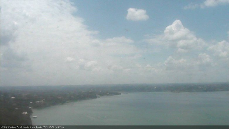 Lake Travis webcam, June 2, 2017 1:30 PM CT