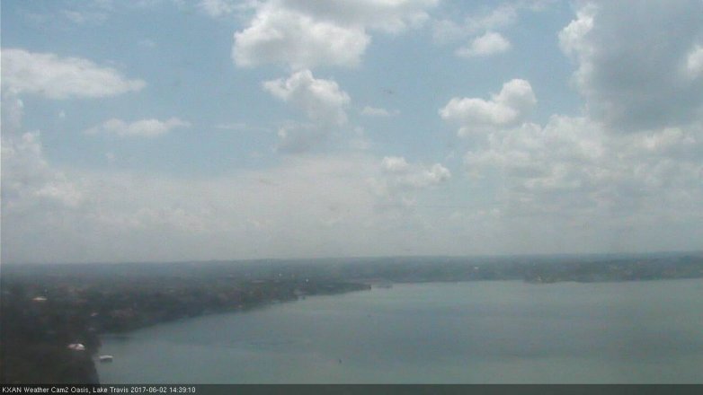 Lake Travis webcam, June 2, 2017 1:50 PM CT