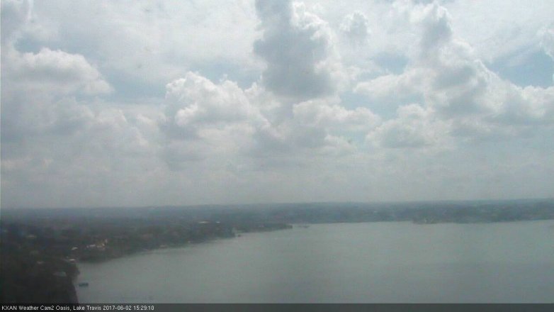Lake Travis webcam, June 2, 2017 2:50 PM CT