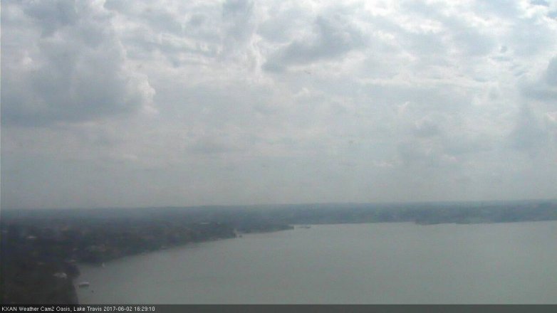 Lake Travis webcam, June 2, 2017 3:40 PM CT