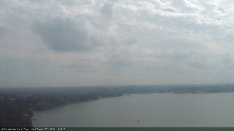 Lake Travis webcam, June 2, 2017 3:55 PM CT