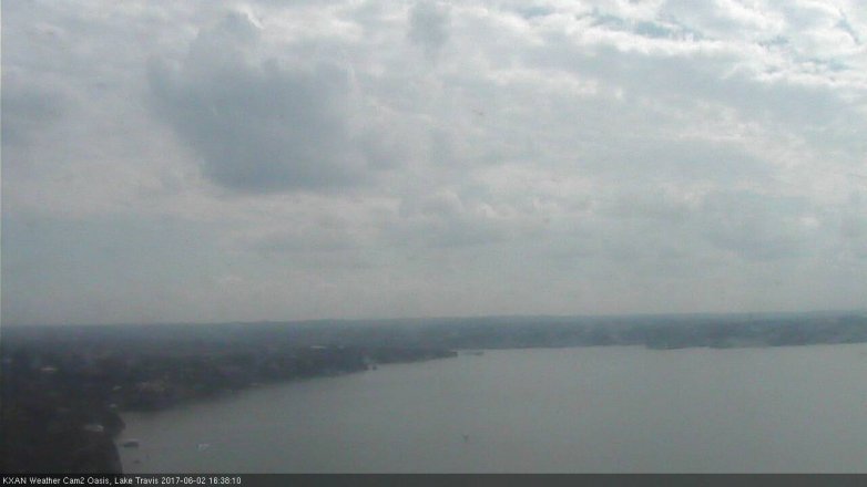 Lake Travis webcam, June 2, 2017 4:10 PM CT