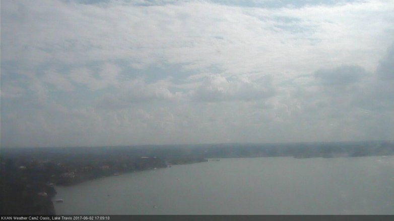 Lake Travis webcam, June 2, 2017 4:15 PM CT