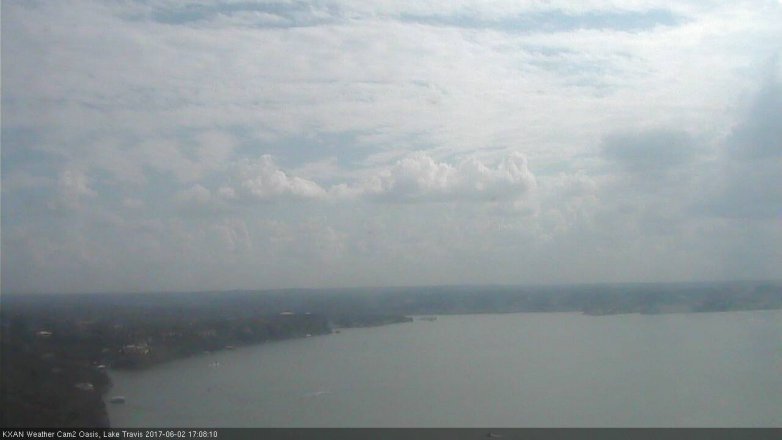 Lake Travis webcam, June 2, 2017 4:25 PM CT