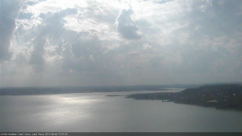 Lake Travis webcam, June 2, 2017 4:45 PM CT