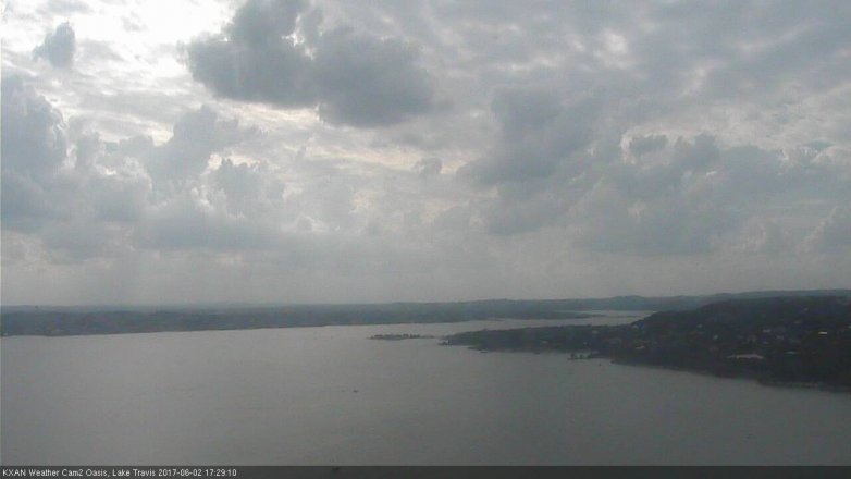 Lake Travis webcam, June 2, 2017 4:55 PM CT