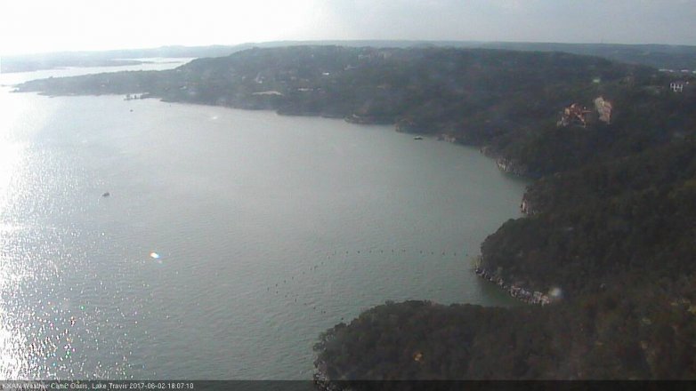 Lake Travis webcam, June 2, 2017 5:15 PM CT