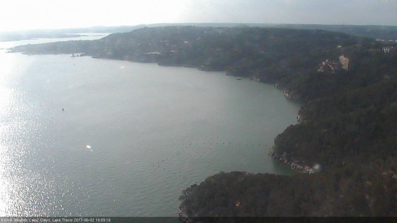 Lake Travis webcam, June 2, 2017 5:20 PM CT