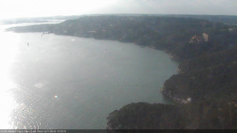 Lake Travis webcam, June 2, 2017 5:50 PM CT