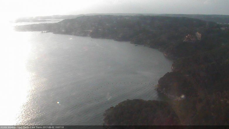 Lake Travis webcam, June 2, 2017 6:15 PM CT