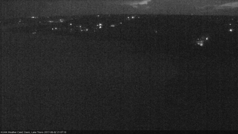 Lake Travis webcam, June 2, 2017 8:15 PM CT