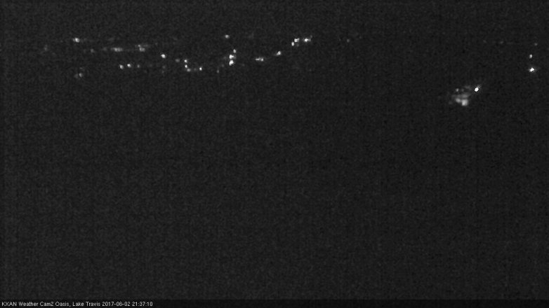 Lake Travis webcam, June 2, 2017 9:00 PM CT