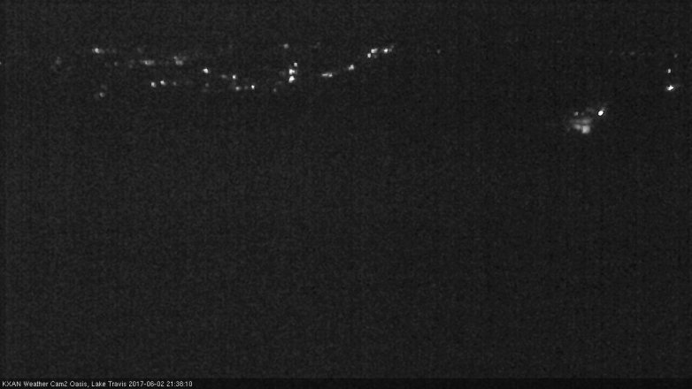 Lake Travis webcam, June 2, 2017 9:05 PM CT