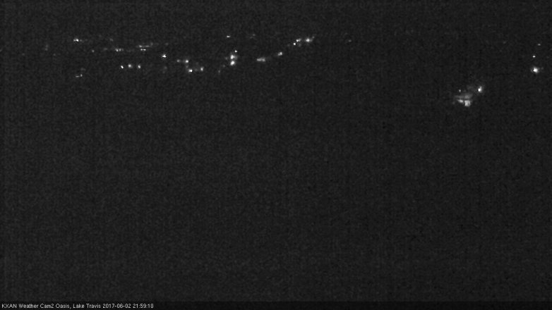 Lake Travis webcam, June 2, 2017 9:25 PM CT