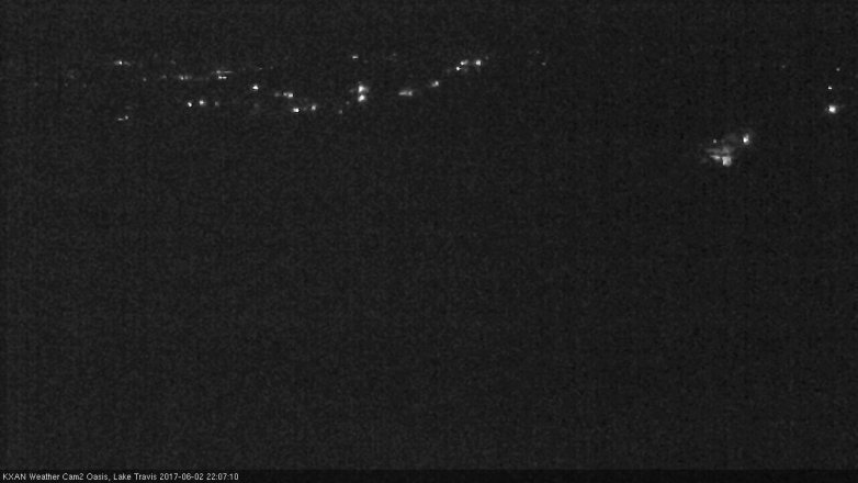 Lake Travis webcam, June 2, 2017 9:35 PM CT