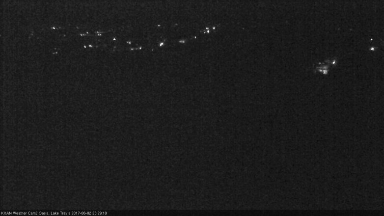 Lake Travis webcam, June 2, 2017 10:55 PM CT