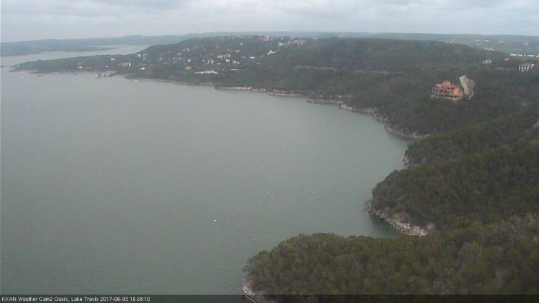 Lake Travis webcam, June 3, 2017 10:10 AM CT