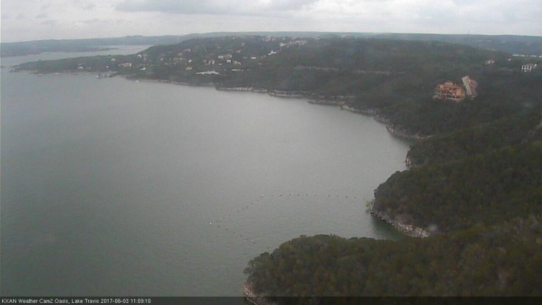 Lake Travis webcam, June 3, 2017 10:35 AM CT