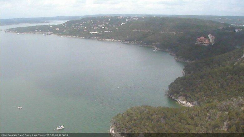 Lake Travis webcam, June 3, 2017 12:05 PM CT