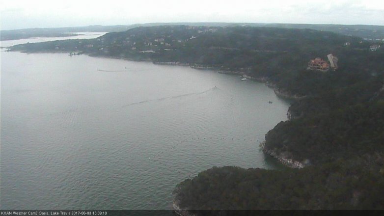 Lake Travis webcam, June 3, 2017 12:30 PM CT