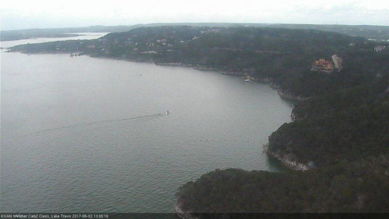 Lake Travis webcam, June 3, 2017 12:40 PM CT