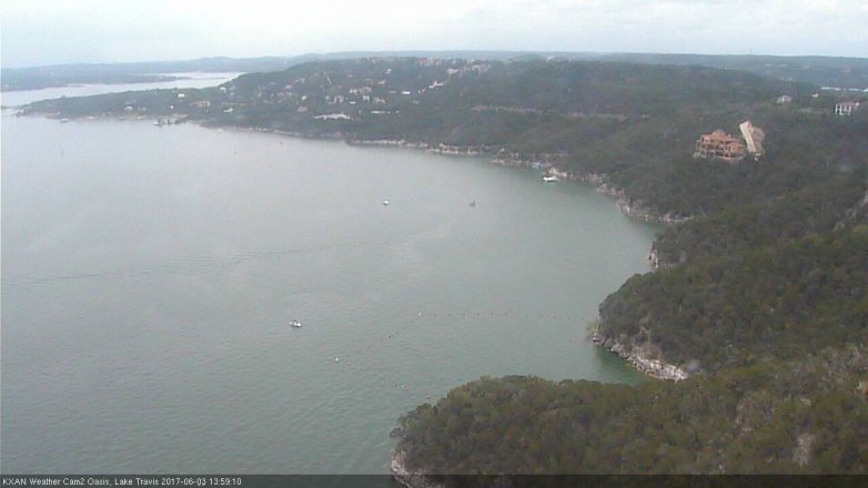 Lake Travis webcam, June 3, 2017 1:05 PM CT