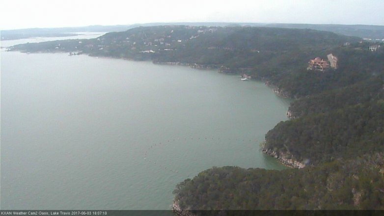 Lake Travis webcam, June 3, 2017 3:25 PM CT