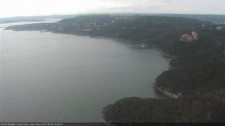 Lake Travis webcam, June 3, 2017 3:50 PM CT