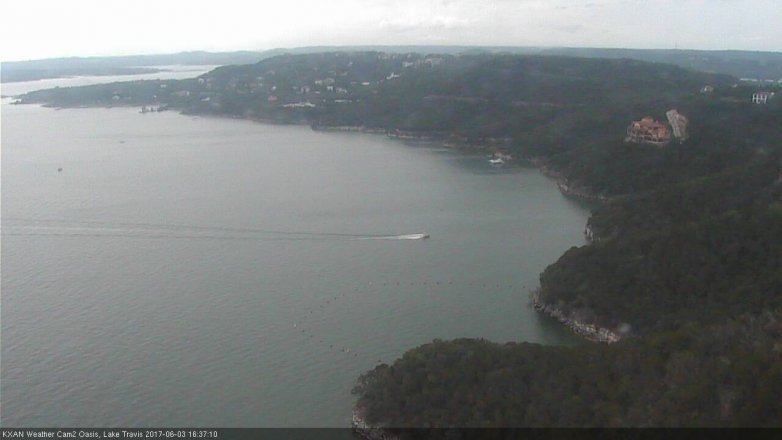 Lake Travis webcam, June 3, 2017 4:10 PM CT