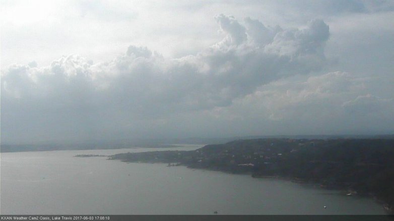 Lake Travis webcam, June 3, 2017 4:20 PM CT