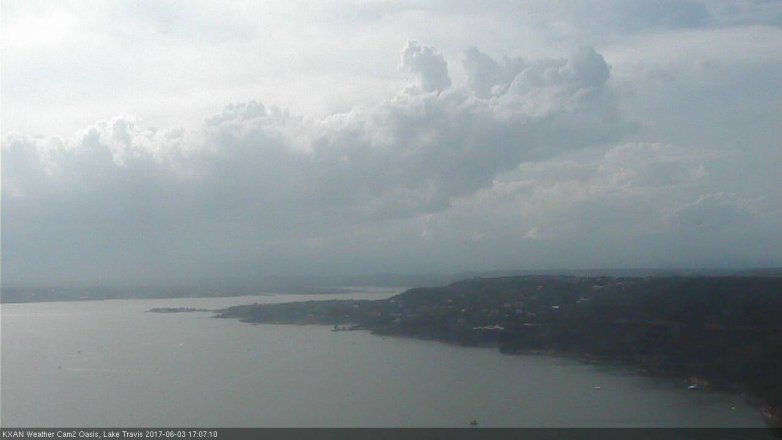 Lake Travis webcam, June 3, 2017 4:25 PM CT