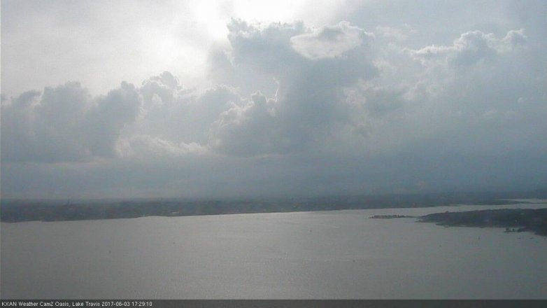 Lake Travis webcam, June 3, 2017 5:00 PM CT