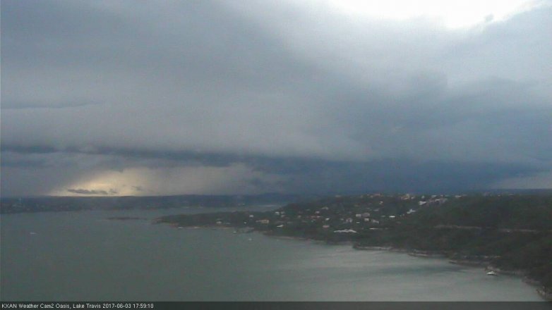 Lake Travis webcam, June 3, 2017 5:15 PM CT