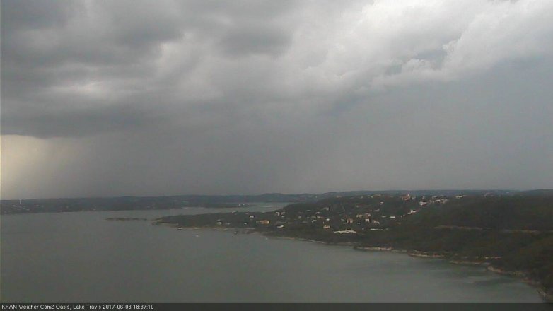 Lake Travis webcam, June 3, 2017 5:45 PM CT