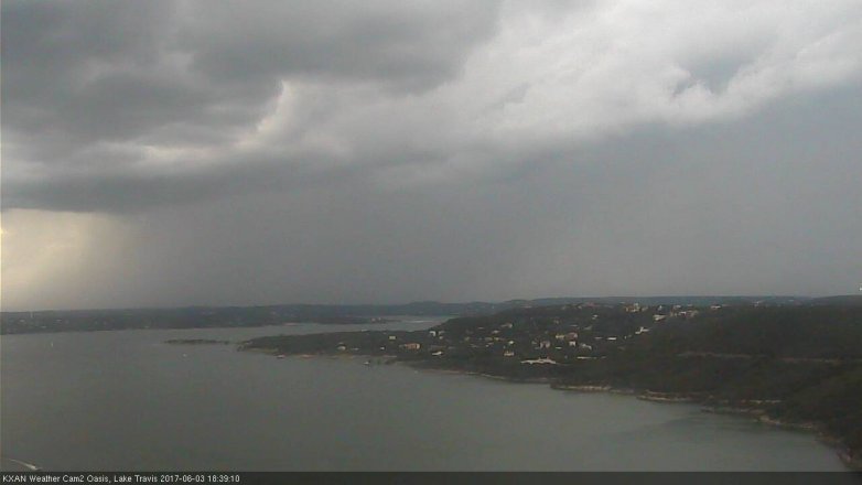 Lake Travis webcam, June 3, 2017 5:50 PM CT