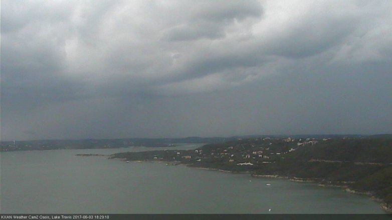 Lake Travis webcam, June 3, 2017 6:00 PM CT