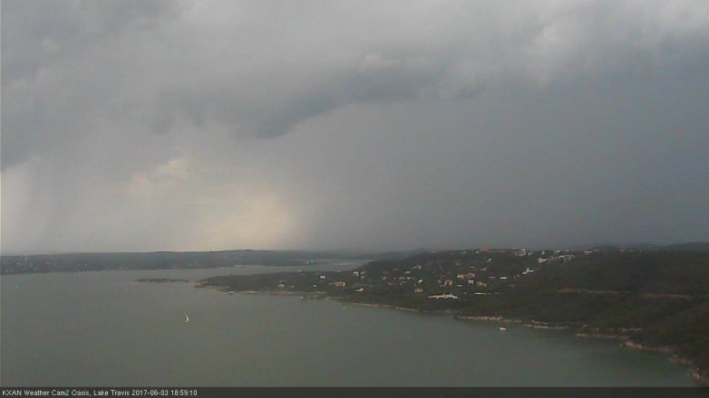 Lake Travis webcam, June 3, 2017 6:05 PM CT