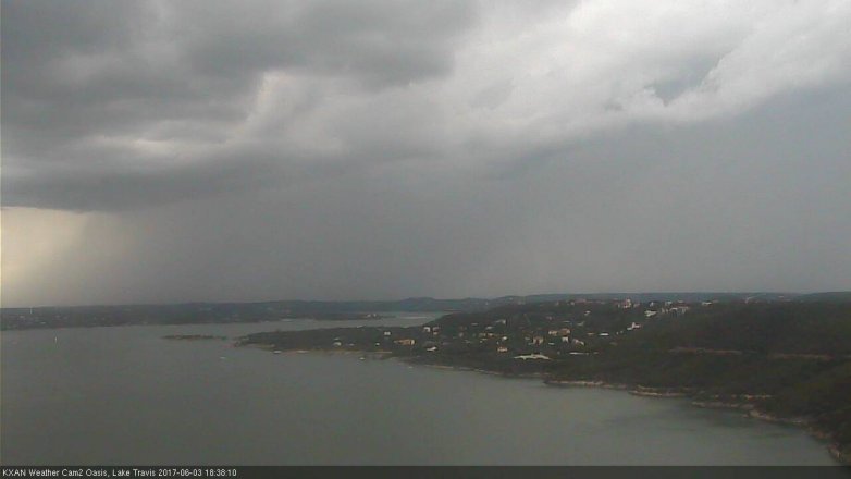 Lake Travis webcam, June 3, 2017 6:10 PM CT