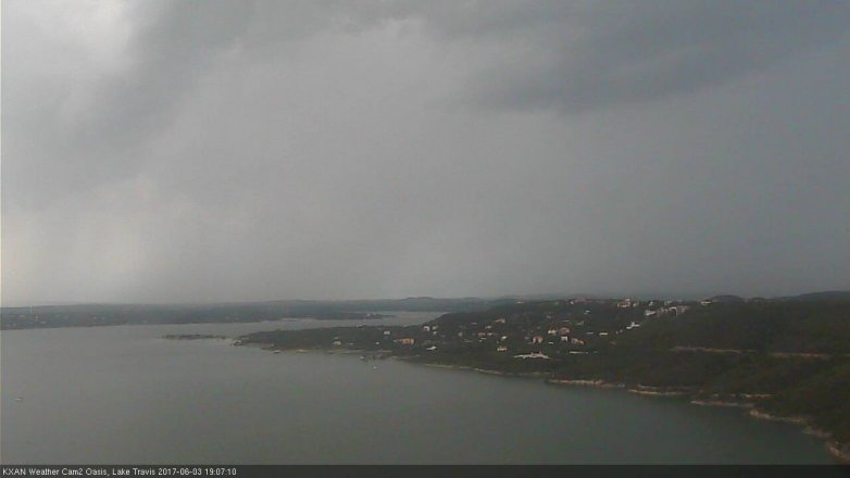 Lake Travis webcam, June 3, 2017 6:30 PM CT