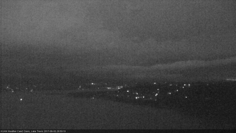 Lake Travis webcam, June 3, 2017 8:20 PM CT