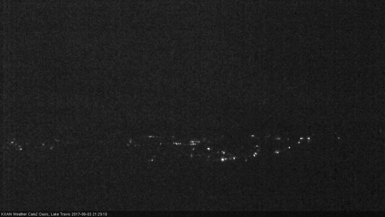Lake Travis webcam, June 3, 2017 8:45 PM CT
