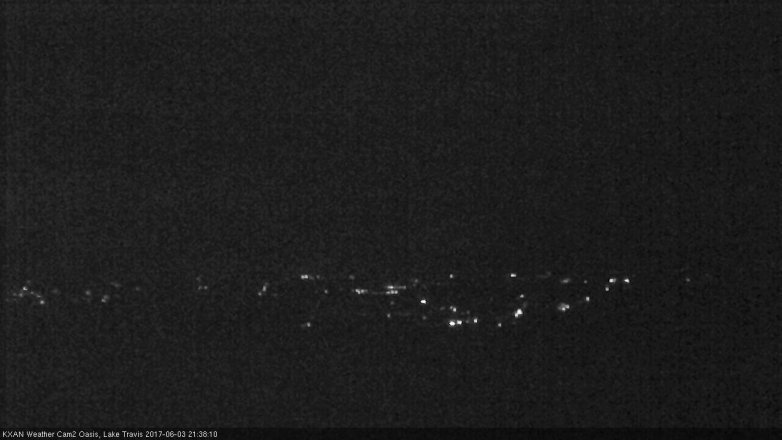 Lake Travis webcam, June 3, 2017 9:10 PM CT