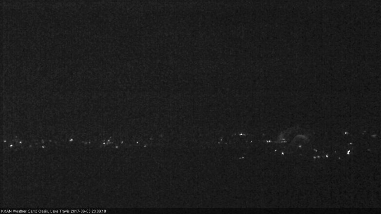 Lake Travis webcam, June 3, 2017 10:15 PM CT
